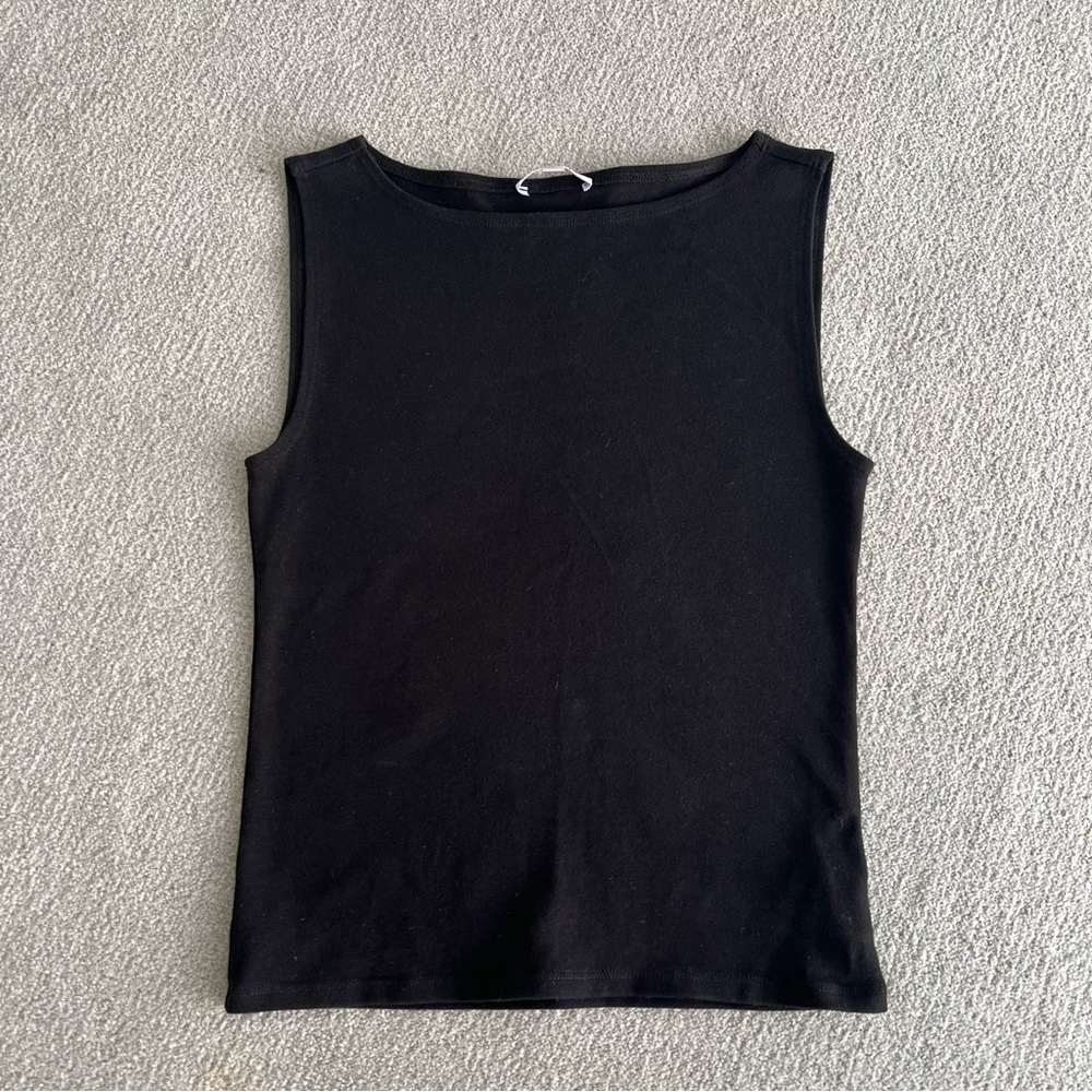 Reformation Black Dusk Tank Top